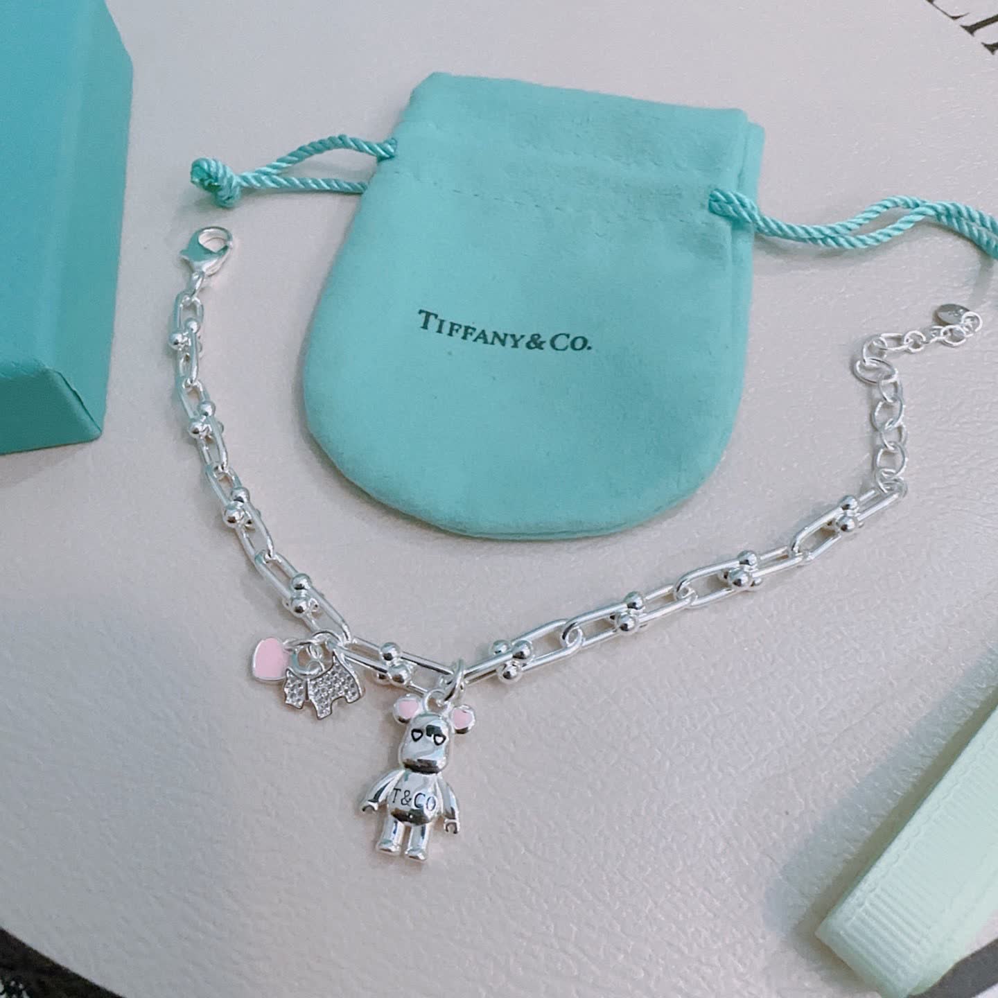 Tiffany & Co. Sterling Silver Charm Bracelet